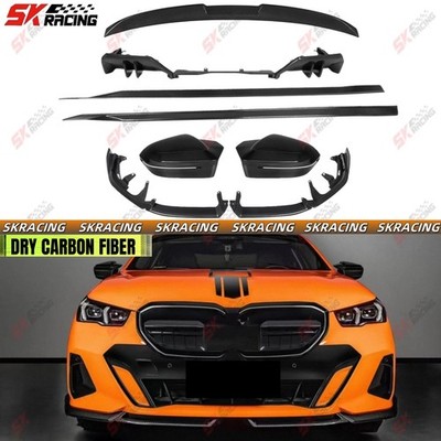 Spoiler Front Rear Lip Kits Fits BMW 5 Series G60M-sport i5M60 Dry Twill Carbon 