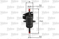 Kraftstofffilter Valeo 587018 Leitungsfilter FüR Fiat Seicento Palio Siena 600