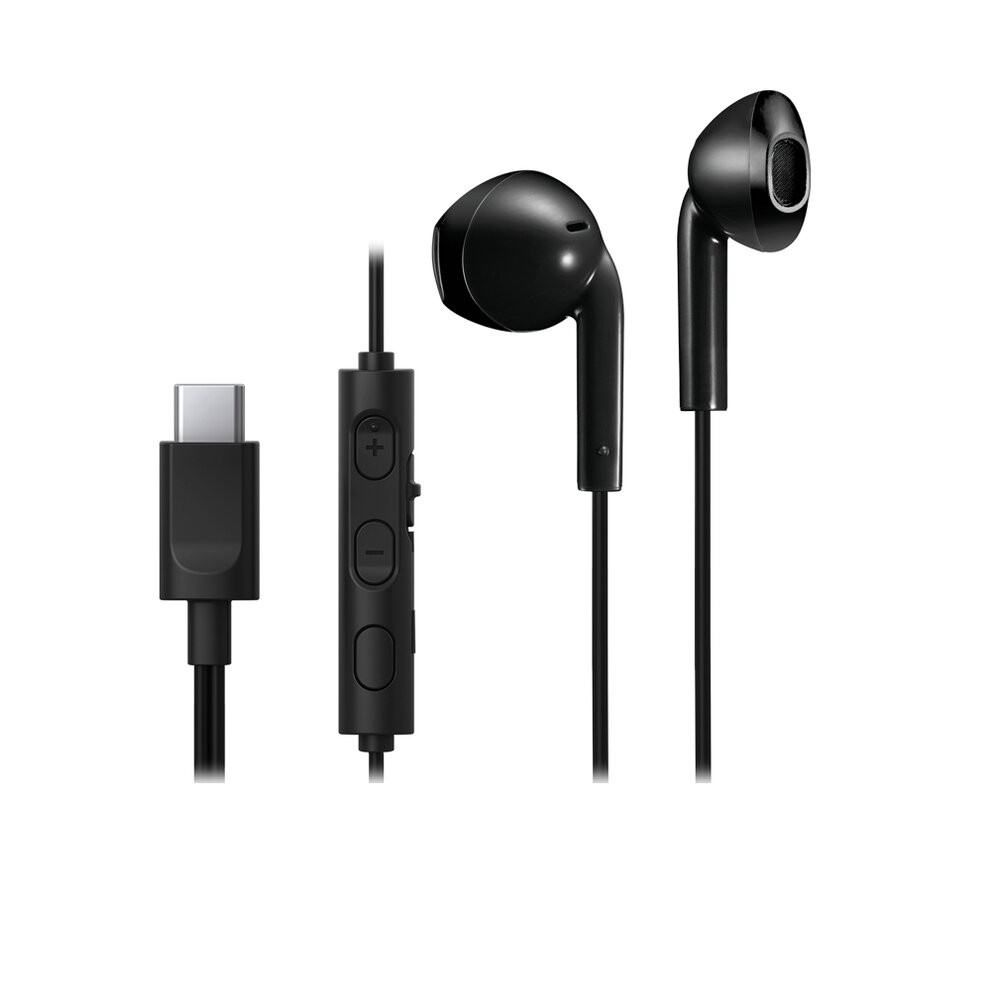 JVC HA-FR9UC Auricolari USB-C Neri: Suono DAC per Musica e Chiamate