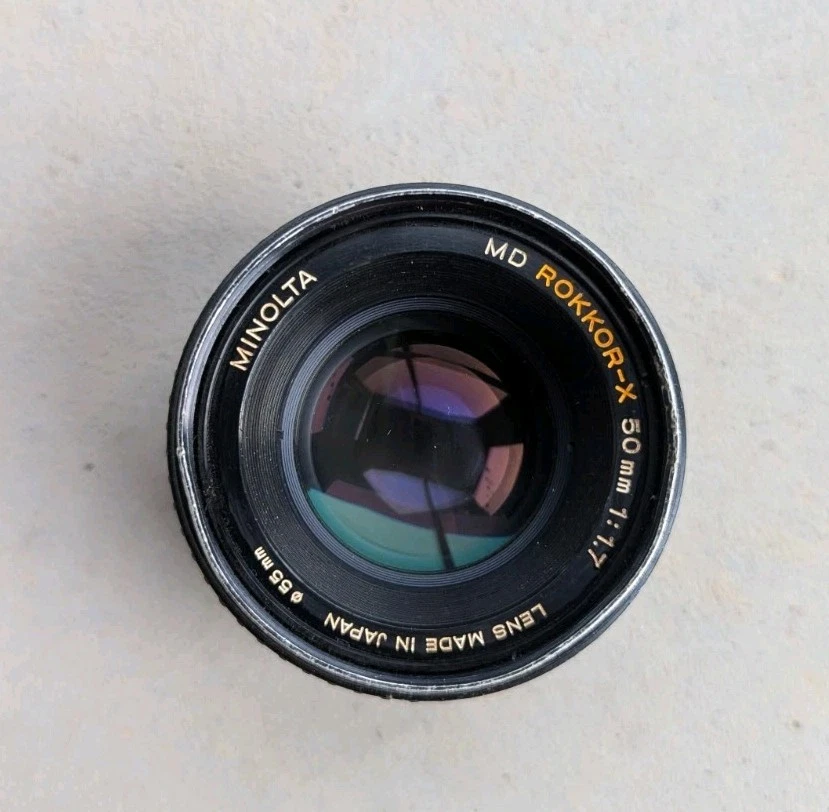 Preços baixos em Lentes de câmera Minolta 50mm f/1.7 | eBay