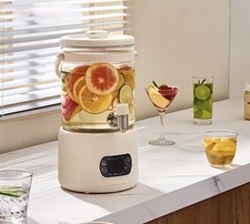 Glass Tea Maker Dispenser Electric Kettle with Tap 3L Digital Display