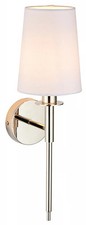 Image of Wall Light Silver Cassian Bright Nickel White Lighting No. 1 92949 036I.