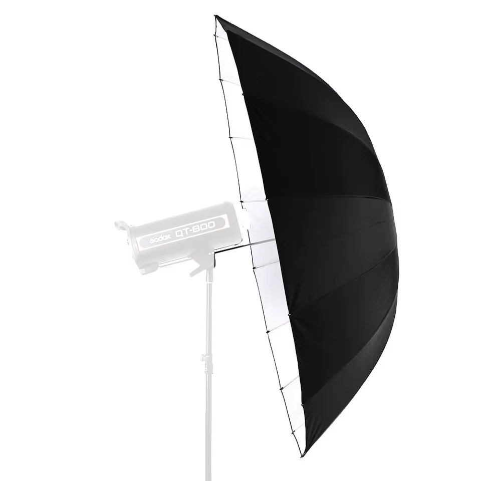 60" (150cm) White - Black Reflective Light Umbrella for Studio Photography Light - Image 3 of 4