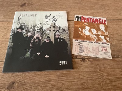 Pentangle - autographed 2008 Tour Programme + flyer.