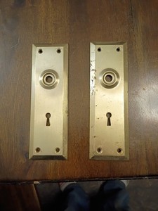 vintage door hardware plate