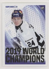 2019 Cardset Finland SM-liiga Series 1 World Champions /299 Kaapo Kakko #16 k6i