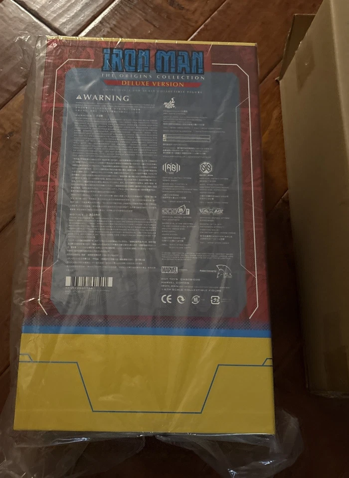 Hot Toys CMS08-D38 The Origins Iron Man Deluxe Diecast 1/6 Scale Figure New NIB - image 4 of 4