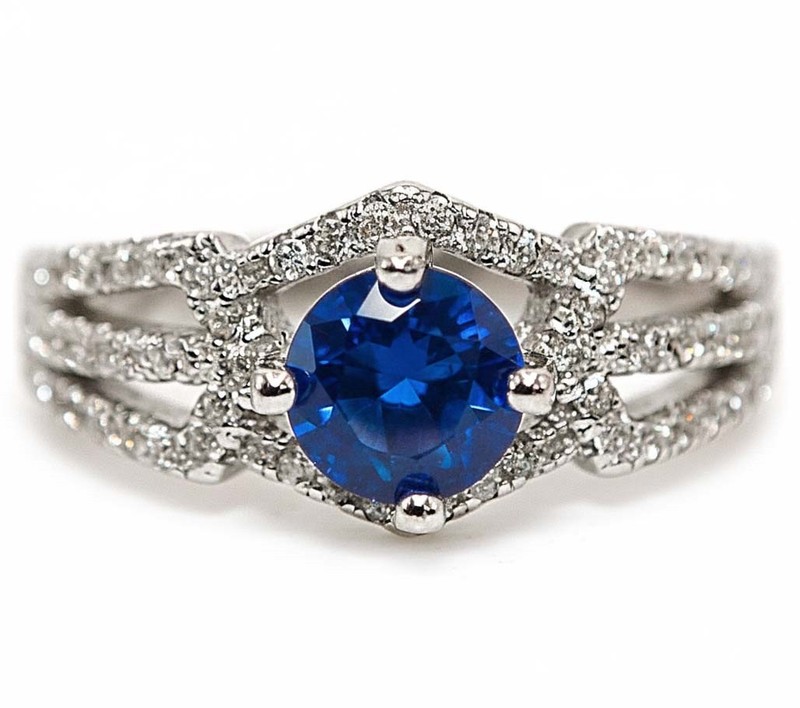 1CT Heat Treated Kyanite 925 Genuine Sterling Silver Ring Sz 8 NF1-8