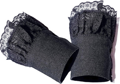 Wrist Cuffs for Women Ladies Teens, Detachable Hand Sleeves for Sweater Blouse C