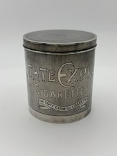 A Stunning Antique Solid Silver Cigarette Box Continental 930 Grade 
