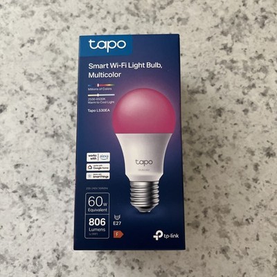 Tapo L530E E27 Smart LED WLAN Glühbirne dimmbar kompatibel mit Alexa Google