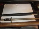 Original WW1 M1907 Wilkinson Bayonet 4-18 Good Cond WITH EX SCABBARD MARKED 913