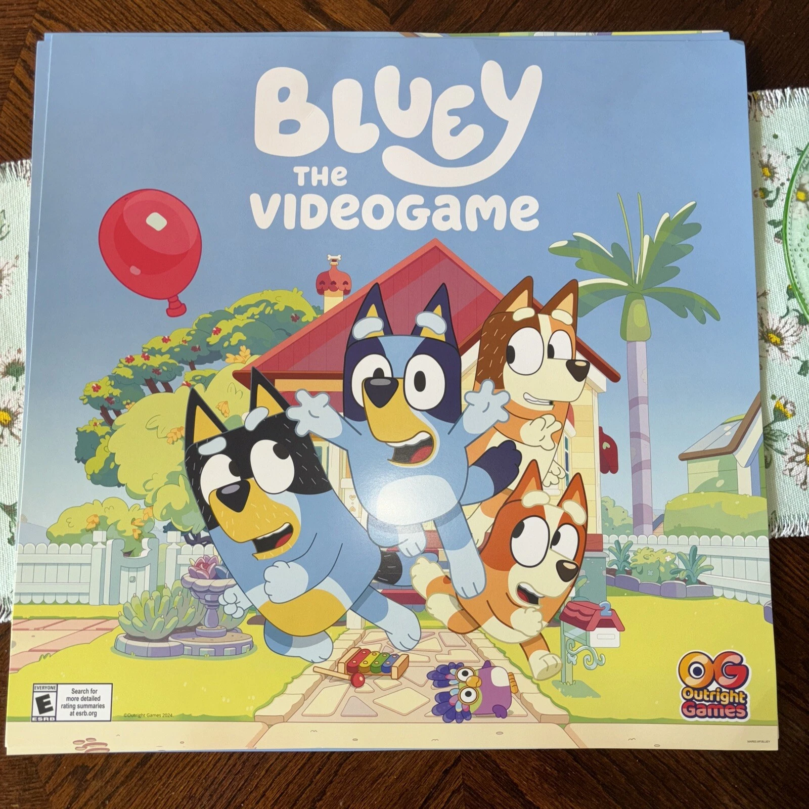 Bluey The Video Game Poster 24x23.75 From GAMESTOP