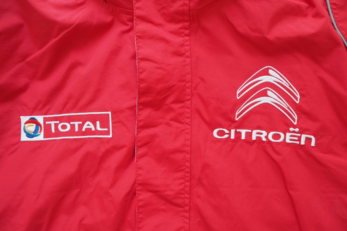 Vintage CITROEN Sport Team Jacket Full Zip Size XL racing 90s big 