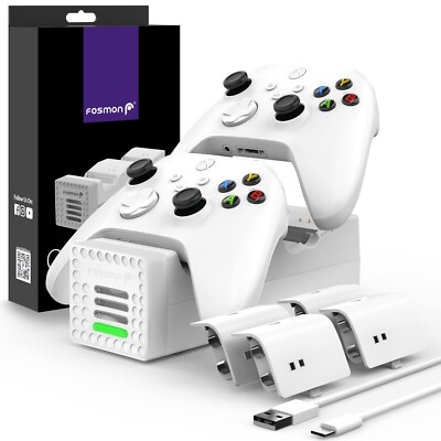Fosmon Quad PRO 2 Controller Charger Compatible with Xbox-Series X/S Controll...