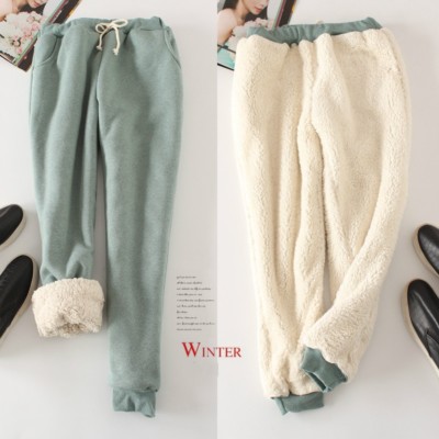 Damen Winter Hose Jogginghose Fleecefutter Kordelzug Freizeit Bequem Warm