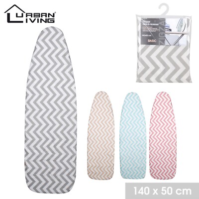 IRONING BOARD COVER GREY TURQUOISE PINK BROWN 140*50 IRON ZIG ZAG LINE IRON COVER