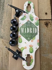 Madrid Girls Drop Through Skateboard Micro 29” X 9” Z Flex Cadillac Chasers