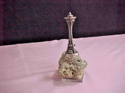 Space Needle  Pyrite Or Fool's Gold Base Souvenir
