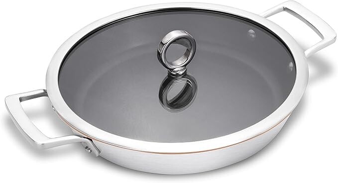 Original Olavson Kupferkern Innovative Servier-Pfanne | 26cm | NEU & OVP |