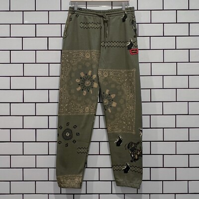 ICECREAM GASOLINE SWEATPANTS DEEP GREEN BILLIONAIRE BOYS CLUB BBC ICE CREAM 