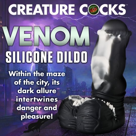 venom sex toy Venom Silicone Dildo Dong Sex Toy Creature Cocks Women Lesbian