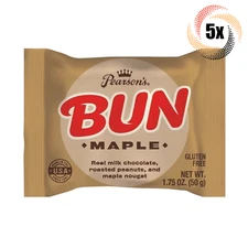 5x Buns Pearson's Maple Milk Chocolate & Roasted Peanuts Nougat Buns | 1.75oz