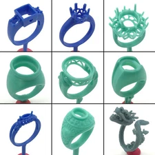 9PC Ring Wax Casting - Rings of Titan & Dragon Patterns Molds Lost Wax WRB149