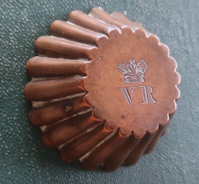 Queen Victoria's Royal Household Use / Small Original Copper Cake Tin /  RARE!