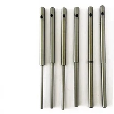 4_4.5_5_5.5_6_7 MM SET OF B & D VALVE SEAT GRINDER PILOTS .375" TOP METRIC SET