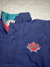 Vintage Swisher Sweets Embroidered Zip Up Windbreaker Size Large