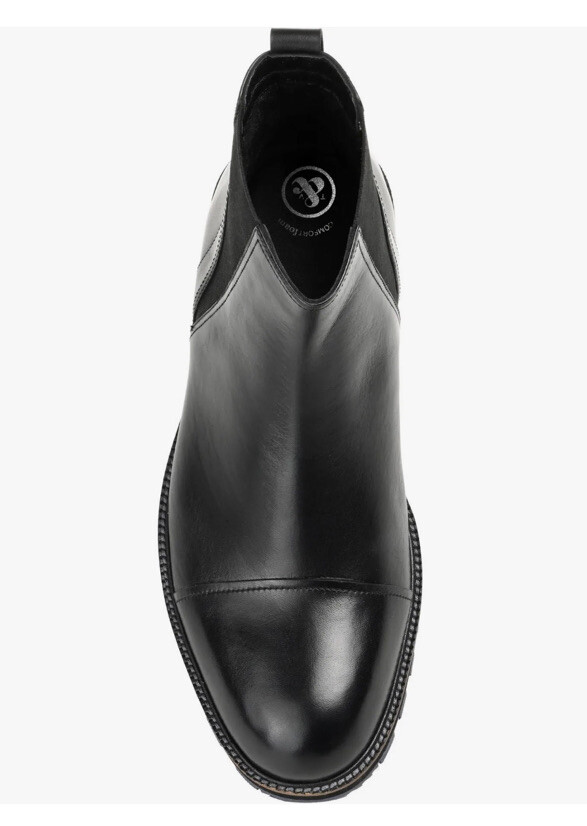Thomas & Vine Genuine Leather Jaylon Chelsea BOOTS in black. Men’s size 8. JAYLON - Genuine Leather Boot | Thomas & Vine main image 2