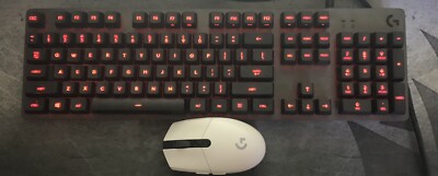 logitech g413 carbon keyboard and logitech G305 mouse