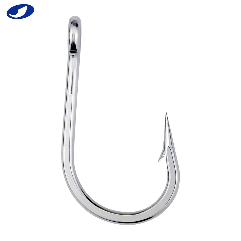 OCEAN CAT Classic Stainless Steel Barbed Circle Trolling Fishing Hooks - Image 2 of 4