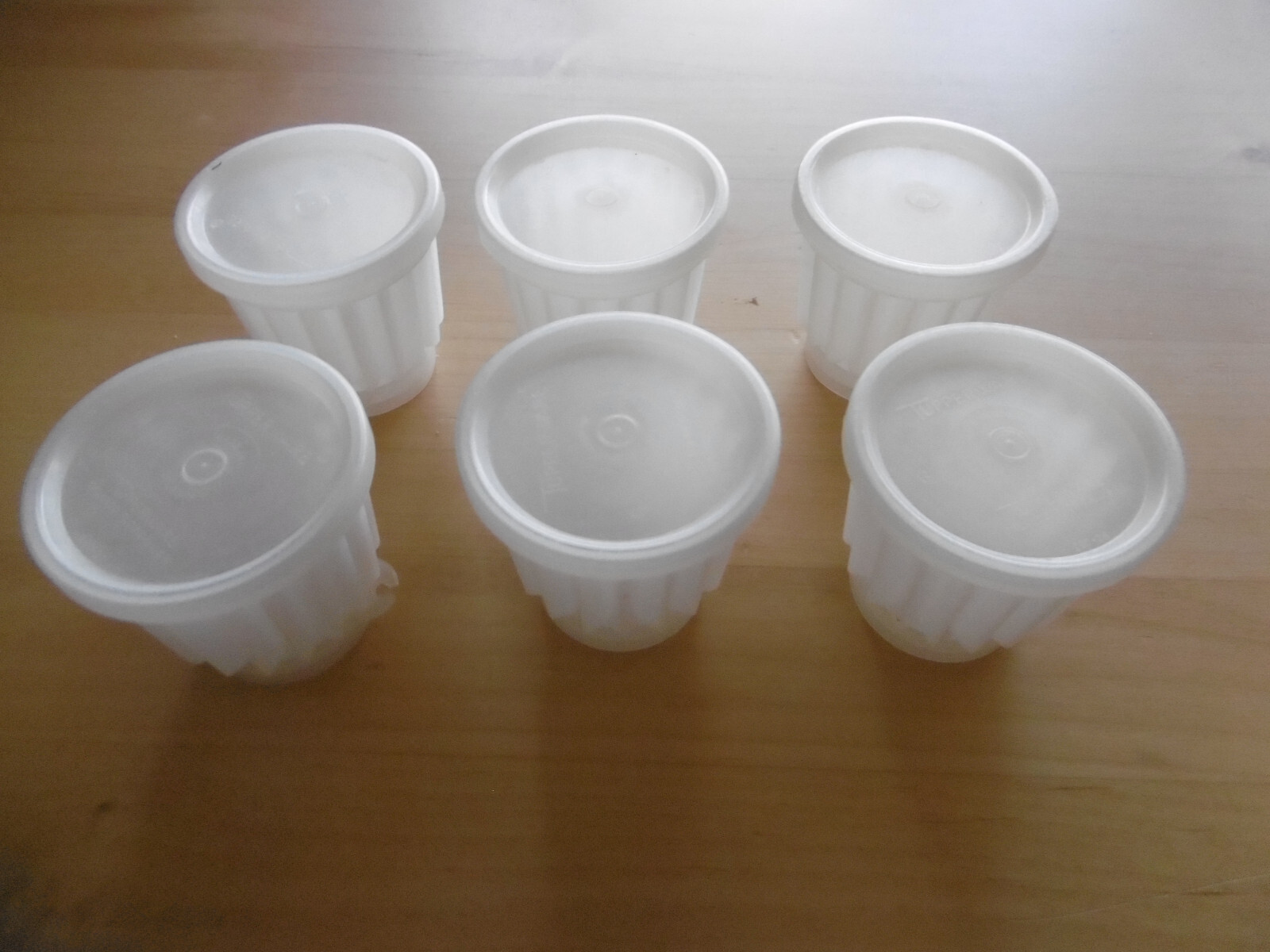 Tupperware 6x Puddingform zum Stürzen in Sternenform - weiß #IM