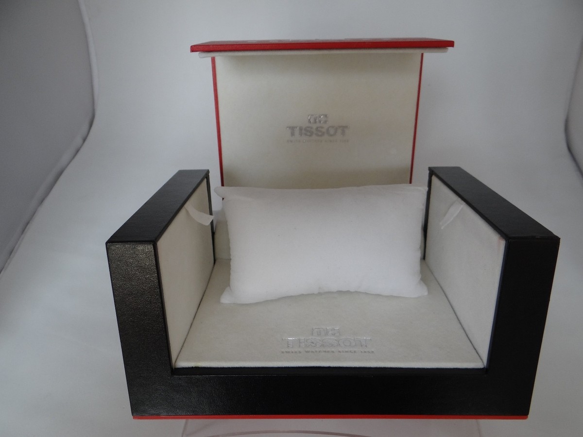 Boîte écrin En Bois Tissot - Modèle Des Années 2000, Couleur Beige, Occasion