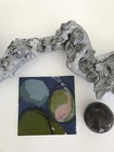 Original Oil Painting by TwoBadArtists Small Modern Abstract Artwork Orbs 6x6 — photo 9