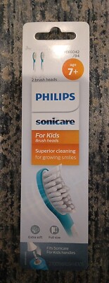 Philips Sonicare Brush Head For Kids 2 Brush Heads 1 Pack  HX6042 New#9477