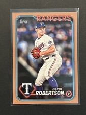 2024 Topps Update Base Gold #US284 David Robertson Texas Rangers /2024