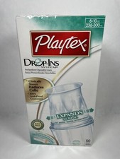 Two Playtex Nurser System Drop-Ins Pre-Sterilized Disposable Liners 8-10 oz
