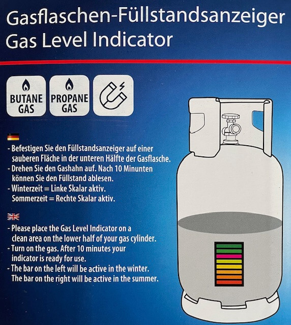 2x Magnetische Gasflaschen-Füllstandsanzeige – F Produktbild-Vorschau 2
