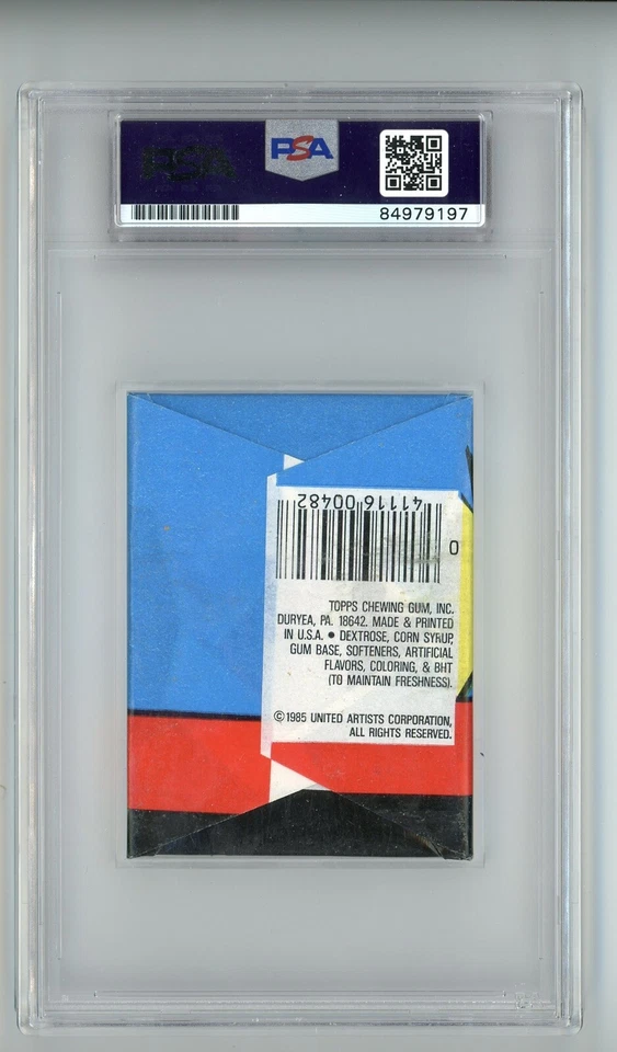 1985 Topps Rocky IV Signed Pack Dolph Lundgren Ivan Drago PSA AUTO Stallone - Image 2 of 2