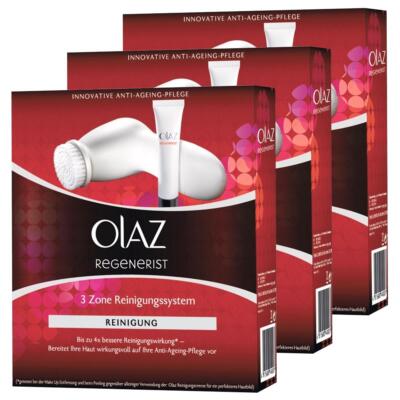 Olaz Regenerist 3 Zone Reinigungssystem-Innovative Anti-Ageing-Pflege (3er Pack