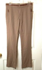 RALPH LAUREN Black Label Women's Wool Blend Brown Straight Leg Pants Size 8