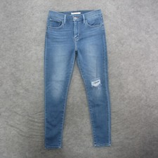 Levi's 720 Jeans Women's 28 Blue Light Wash High Rise Super Skinny Jeans
