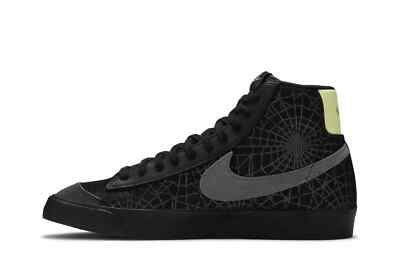 Nike Blazer Mid Spider Web Black Yellow DC1929-001 Men's Size | eBay