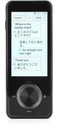 M9 Instant Language Translator Device, Übersetzer Support 107 Sprachen und 12