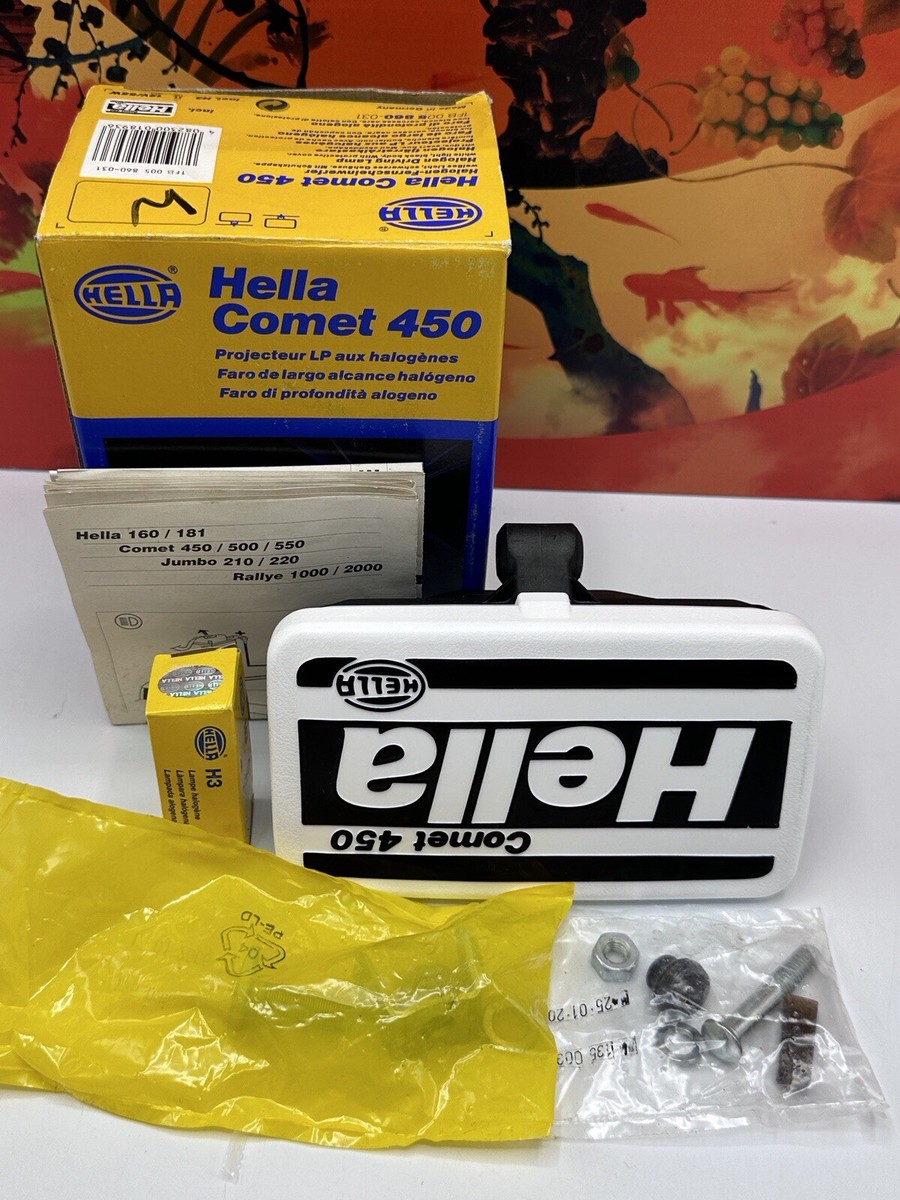 2pcs x Hella Comet 450 Clear Spot Light LensFog Lamp (New) | eBay