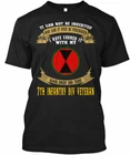 7th Infantry Division Veteran Forever - It Can Not Be T-Shirt