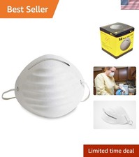 50 Pack Lightweight Particulate Respirator Dust Masks with Cushion Foam